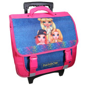 Cartable à roulettes Rainbow High Rose 38 CM Haut de Gamme