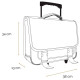 Cartable à roulettes Hot Wheels 38 CM Trolley Haut de Gamme
