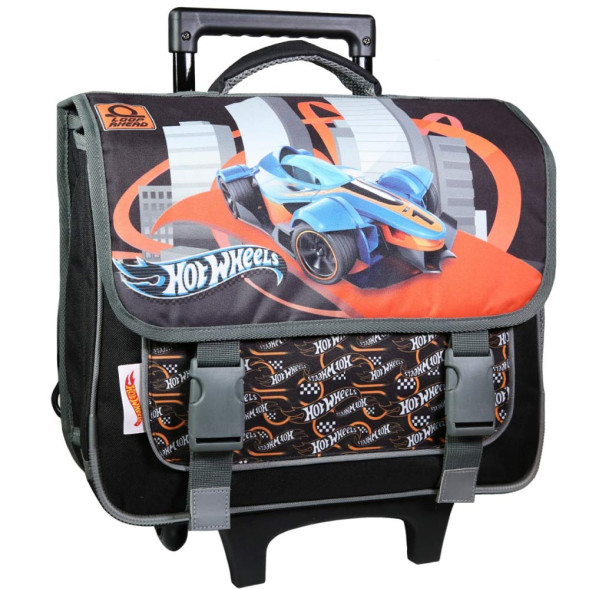 Cartable à roulettes Hot Wheels 38 CM Haut de Gamme