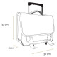Zaino trolley Spiderman Nero 38 CM Alta Gamma