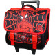 Cartable à roulettes Spiderman Noir 38 CM Haut de Gamme