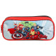 Trousse rectangulaire Avengers Noire 23 CM - 2 Cpt