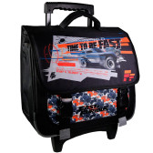 Mochila con ruedas Fast And Furious Negra 38 CM de Alta Gama