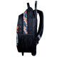 Black Fast and Furious Wheeled Backpack 45 CM High-end Trolley