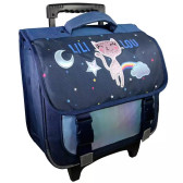 Lili Lou Cat High-End Rolling Backpack 38 CM