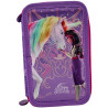 Astuccio completo Licorne Unicorn Academy 20 CM - 3 scomparti