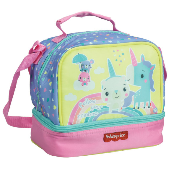 Bolsa de merienda Licorne Rainbow 21 CM - bolsa de almuerzo