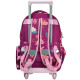 Rugzak met wielen Prinses Disney Kasteel 46 CM Trolley van Hoge Kwaliteit - Schooltas