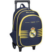 Mochila con ruedas Real Madrid Azul 40 CM Alta gama