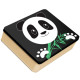 Kids Good Points Box Panda Black 10 CM Metal