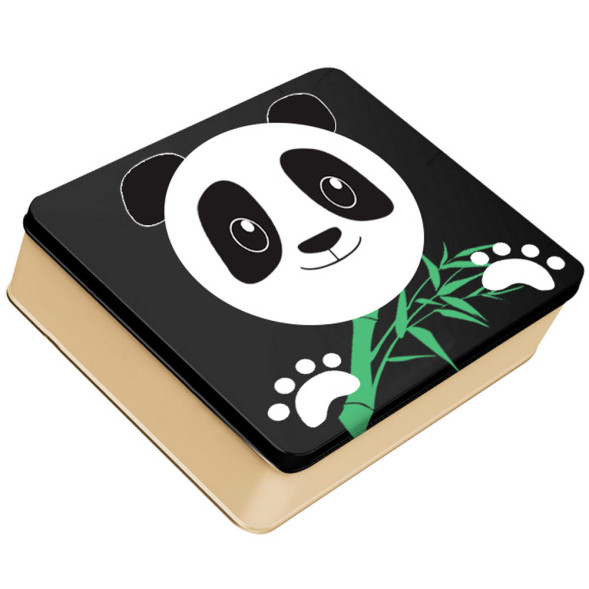 Kids Good Points Box Panda Black 10 CM Metal