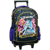 Monster High Crew 46 CM Hoogwaardige Trolley Rugzak met Wieltjes