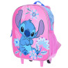 Sac à dos à roulettes Lilo & Stitch Flowers maternelle - 32 CM