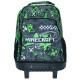 Minecraft Creeper 43 CM 2 Cpt Rucksack auf Rädern