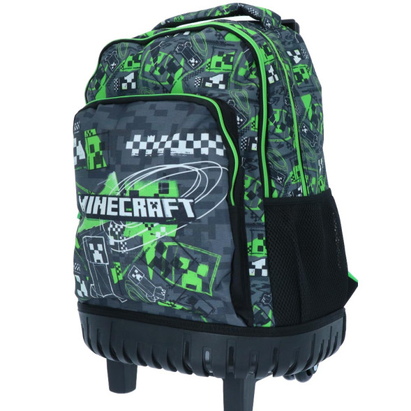 Minecraft Creeper 43 CM 2 Cpt Rucksack auf Rädern