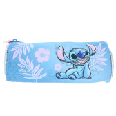Estuche Stitch Hawai Azul 22 CM Alta gama