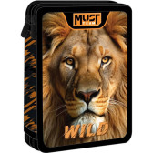 Trousse garnie Must Lion Wild 21 CM - 2 cpt