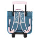 Cartable à roulettes Bella Sara Wings 38 CM Haut de gamme Cheval Blanc