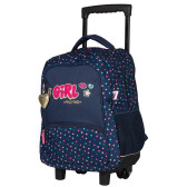 Backpack with wheels KIP GIRL 2 Cpt 45 CM