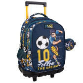 Must Football Follow The Dream 45 CM Trolley Backpack with Wheels