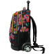 No Fear Tulips 48 CM Wheeled Backpack - Top-of-the-Range Trolley