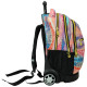 No Fear Tulips 48 CM Wheeled Backpack - Top-of-the-Range Trolley