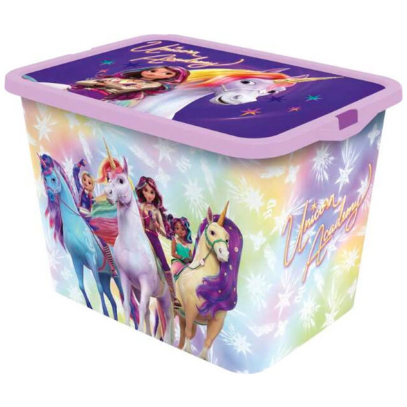 Unicorn Academy storage box 23 liters