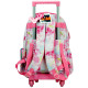 Rugzak met wieltjes Barbie Paints 46 CM Hoogwaardige Trolley