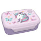 Boite goûter Licorne et gourde aluminium
