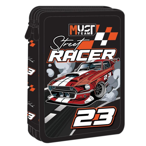 Estuche completo Must Street Racer 21 CM - 2 compartimentos