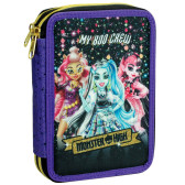 Monster High Crew gefülltes Federmäppchen 20 CM - 2 Fächer