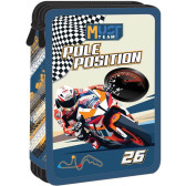Estuche lleno Must Moto Pole Position 21 CM - 2 compartimentos