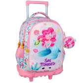 Sac à dos à roulettes Must Sirène Trésor 45 CM Trolley