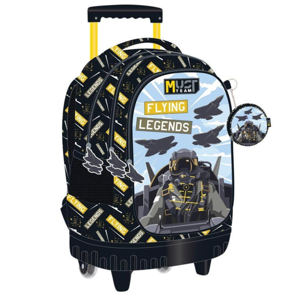 Sac à dos à roulettes Must Flying Legends 45 CM Trolley