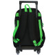 Sac à dos à roulettes Minecraft Creeper 42 CM 2 Cpt