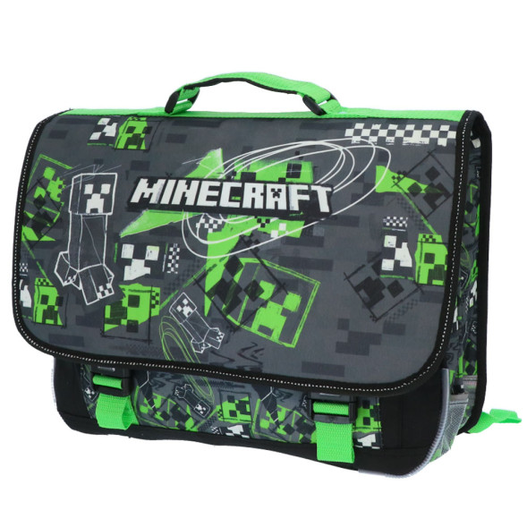Cartable Minecraft Creeper 38 CM Haut de gamme