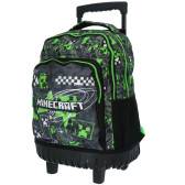 Rollrucksack Minecraft Creeper 43 CM 2 Fächer