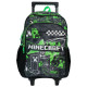 Sac à dos à roulettes Minecraft Creeper 42 CM 2 Cpt