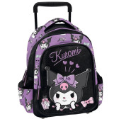 Sac à dos à roulettes Kuromi Sketch 30 CM - Hello Kitty