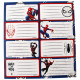 Schoollabels Spiderman Marvel