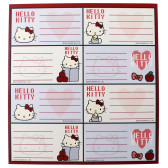 School labels Hello Kitty