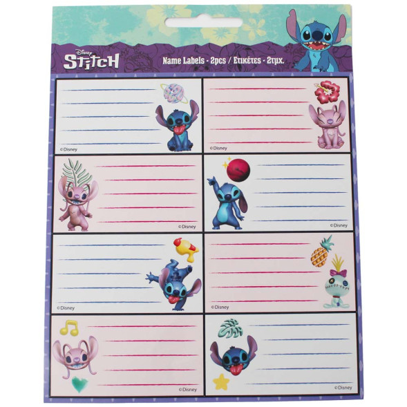 Schuletiketten Stitch