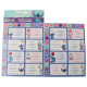 Glänzende Schulaufkleber Stitch