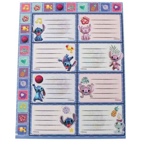 Glänzende Schulaufkleber Stitch