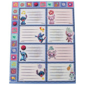 Glänzende Schulaufkleber Stitch