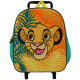 Mochila con ruedas Le Roi Lion Simba 3D 32 CM Preescolar