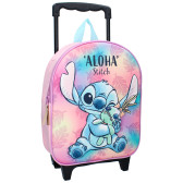Stitch Great Escapes 3D 32 CM Rugzak met wielen voor kleuterschool