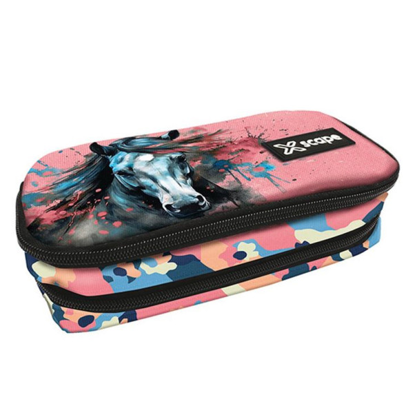 Trousse Cheval "Born To Be Free" 23 CM - 2 Cpt