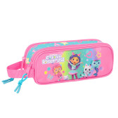 Astuccio rettangolare Gabby e la casa magica Confetti 21 CM - 2 scomparti