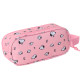 Rosa 3D Snoopy Federmäppchen 21 CM - 2 Fächer